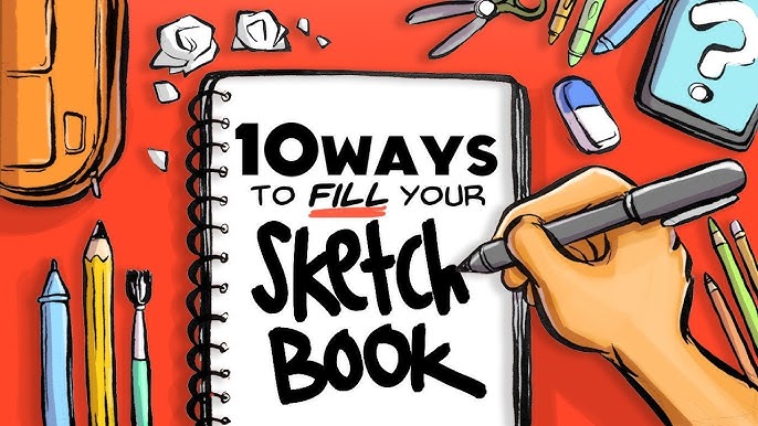 How to make a mini sketchbook to help keep you drawing! #arttip #artti