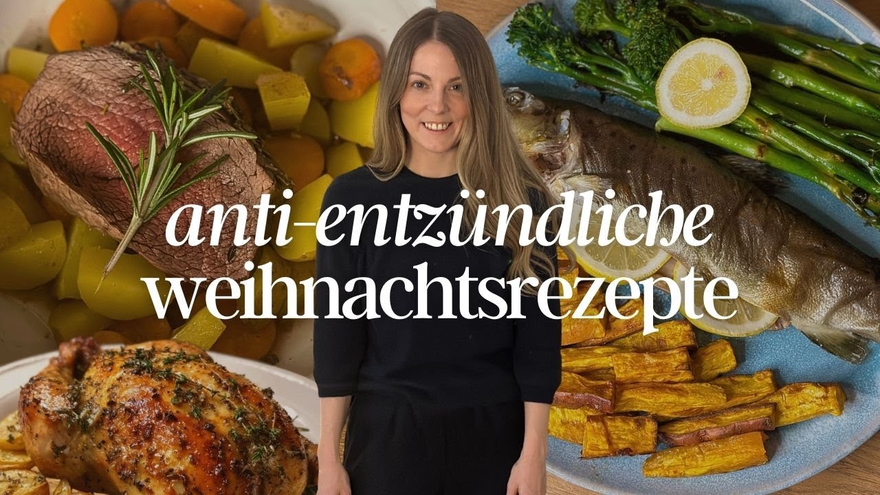 3 anti-entzündliche Weihnachtsrezepte 🎄🥘 | glutenfrei, zuckerfrei & ohne Milchprodukte