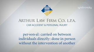 Arthur Law Firm - What Personal Means To Us 2021
