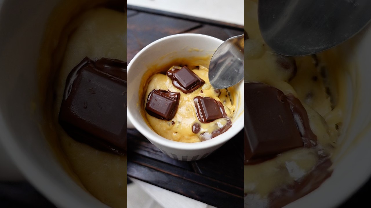 Mugcake Cookie à faire en 3 minutes ! ⏱️🤤