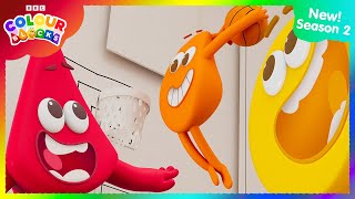 Orange Gym | FULL EPISODE - S2 E7 | Kids Learn Colours | Colourblocks