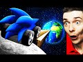 Jumping MOON RAMP With SONIC CARS In GTA 5