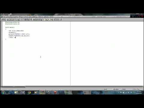 Basic C program-MAX and MIN(HD)