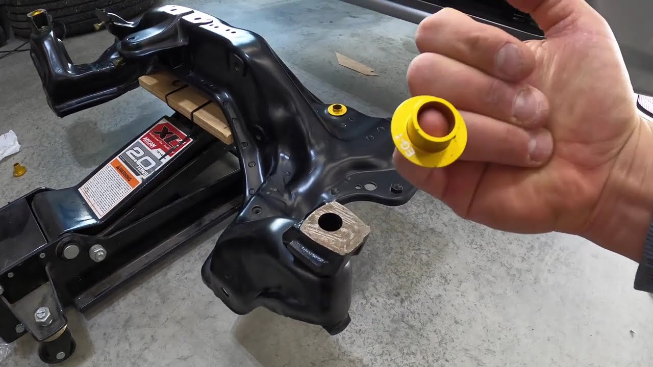 K24 swap part 4. DC subframe and EG steering rack installed.