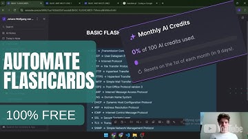 How to generate flashcards AUTOMATICALLY for FREE without AI credits RemNote