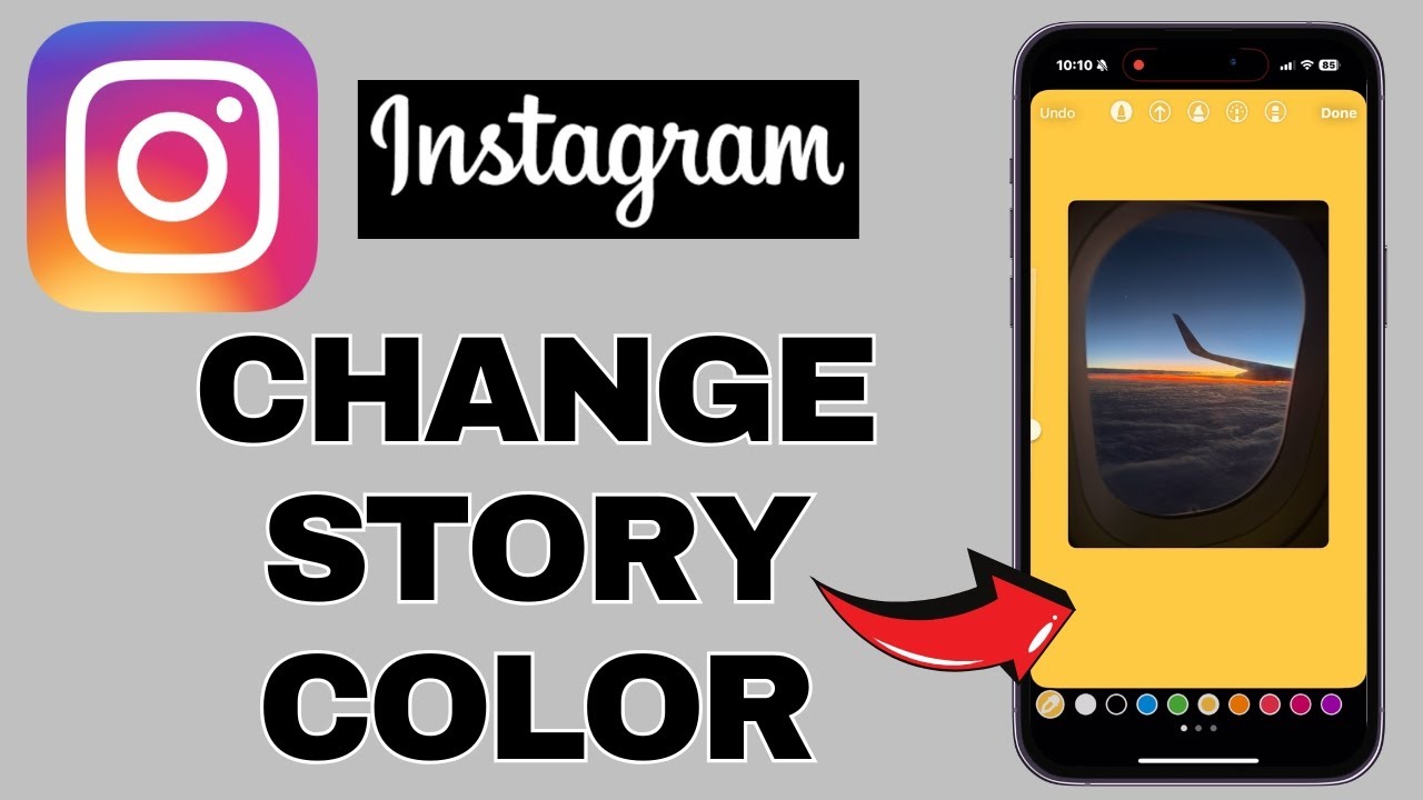 How to Change Background Color on Instagram Story 2025 - YouTube