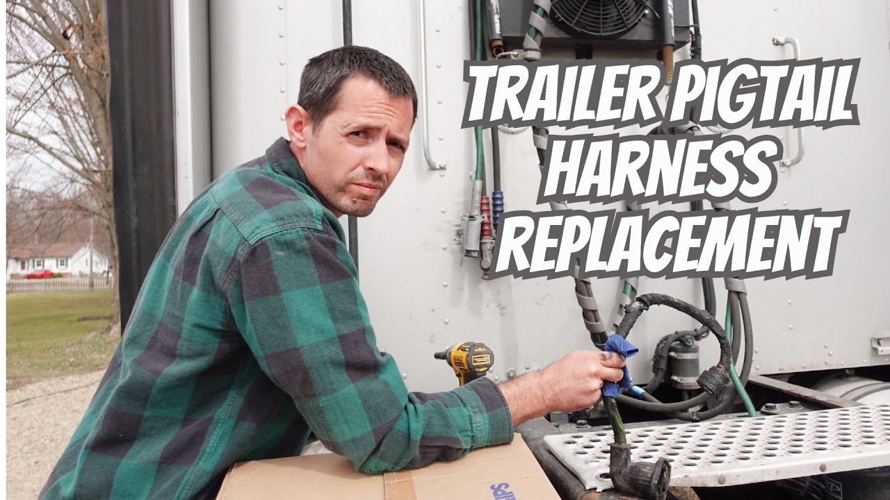 How to Replace Trailer Pigtail Harness Semi Truck Trailer Light Issue