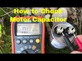 How to Check a Pool Pump Capacitor.