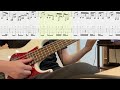 トランスファー/名誉伝説 【tab譜有】ベース弾いてみました