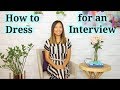 How to Dress for an Interview