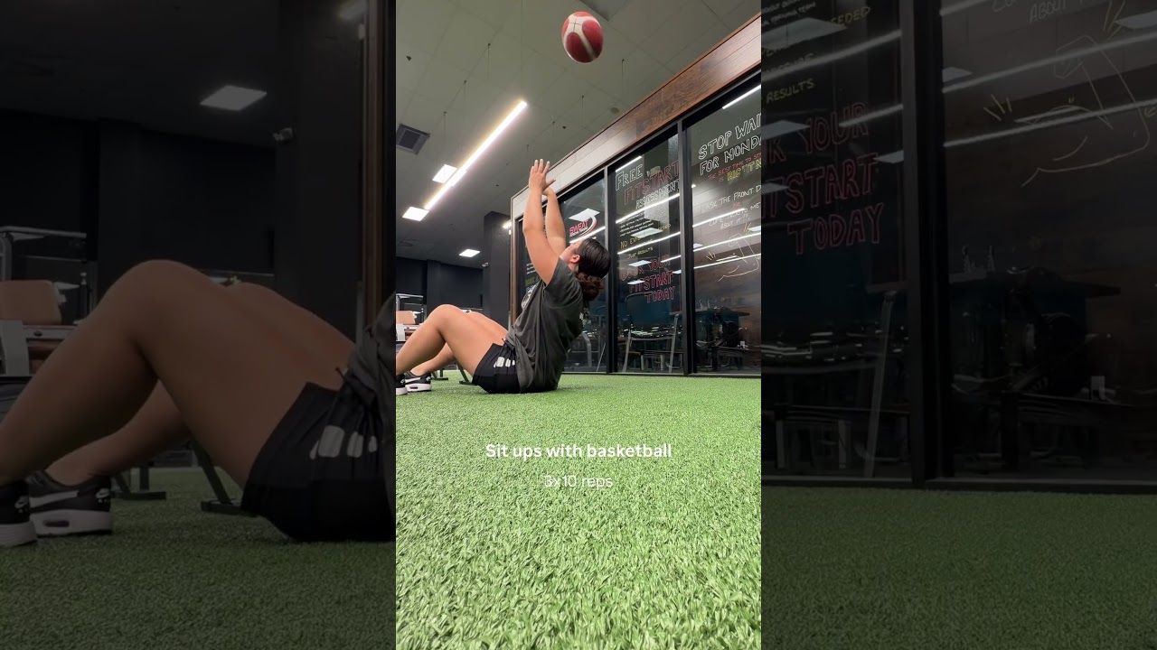 CORE WORKOUT: basketball edition🏀🗃️⭐️#wbb #womeninsports #abs #coreworkout #godisgood