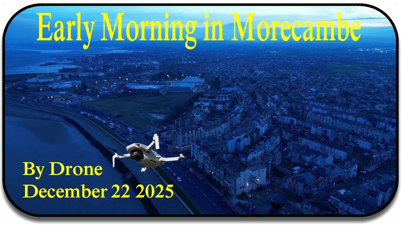 👀👀 Осматриваем Моркамб ранним утром в формате 4K UHD... 22 декабря 2025 года 🎄🎄