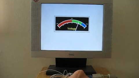 JP Serial VGA display module (640x480) meter function3 test for LCD Monitor