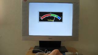 JP Serial VGA display module (640x480) meter function3 test for LCD Monitor