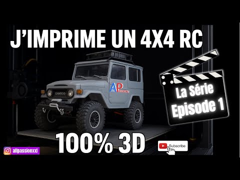 Bamboo 4x4 RC, entirely 3D printed! Episode 1
