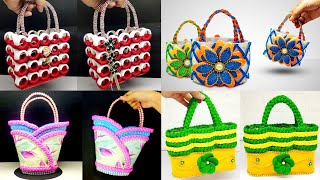 4 Best Bag Models Only From Recycled Bottles | Best Out Of Waste | Learn to Make Recycled Bags