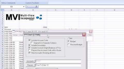Hospice Accounting & Reporting F9: #3 Chart Command