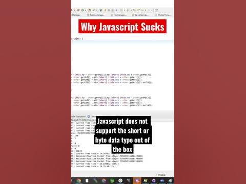 Why does Javascript make working with basic data types so hard? - YouTube