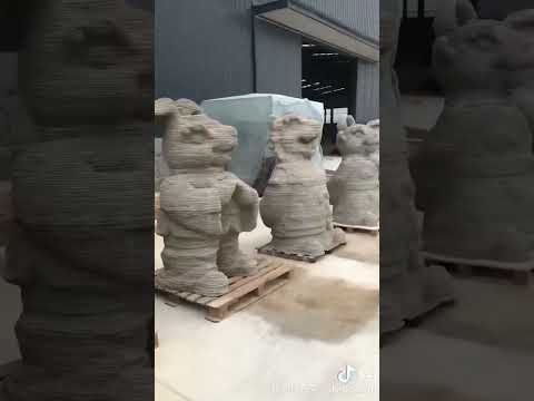 مجسمات مطبوعة بتقنية العمارة ثلاثية الابعاد