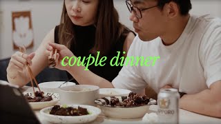 couple dinner | 两个人的晚餐 cooking vlog 糖醋排骨 包云吞