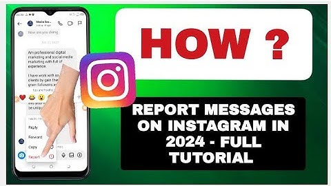 How To Report Messages on Instagram in 2024 - Full Tutorial