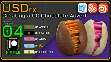 Houdini 20.5 | USD FX 04 - Creating a Chocolate Ad