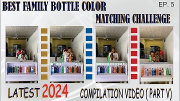 ‼️BEST BOTTLE COLOR MATCHING CHALLENGE GAME | LATEST 2024 COMPILATION VIDEO (PART 5) PLS SUBSCRIBE