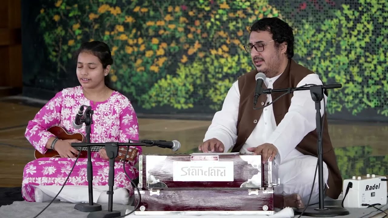 Jahan Le Chaloge  Charanji with his daughter Divyajyot live performance at  Kanha   Hyderabad