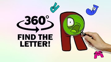 Alphabet Lore R - FINDING CHALLENGE #21 | 360 Degree Video