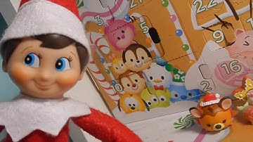 Tsum Tsum Advent Calendar Day 11 - Countdown To Christmas + Elf On The Shelf