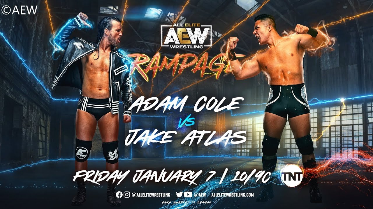 ⁣Adam Cole vs Jake Atlas / Singles Match / AEW Rampage #22 / WWE 2K19