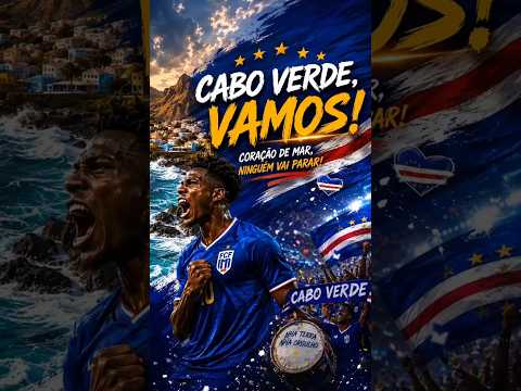 CABO VERDE, VAMOS! – Hino dos Tubarões Azuis 🦈💙⚽ #caboverde #mundial2026 #worldcup #fifaworldcup