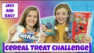 Cereal Treat Challenge ~ Jacy and Kacy