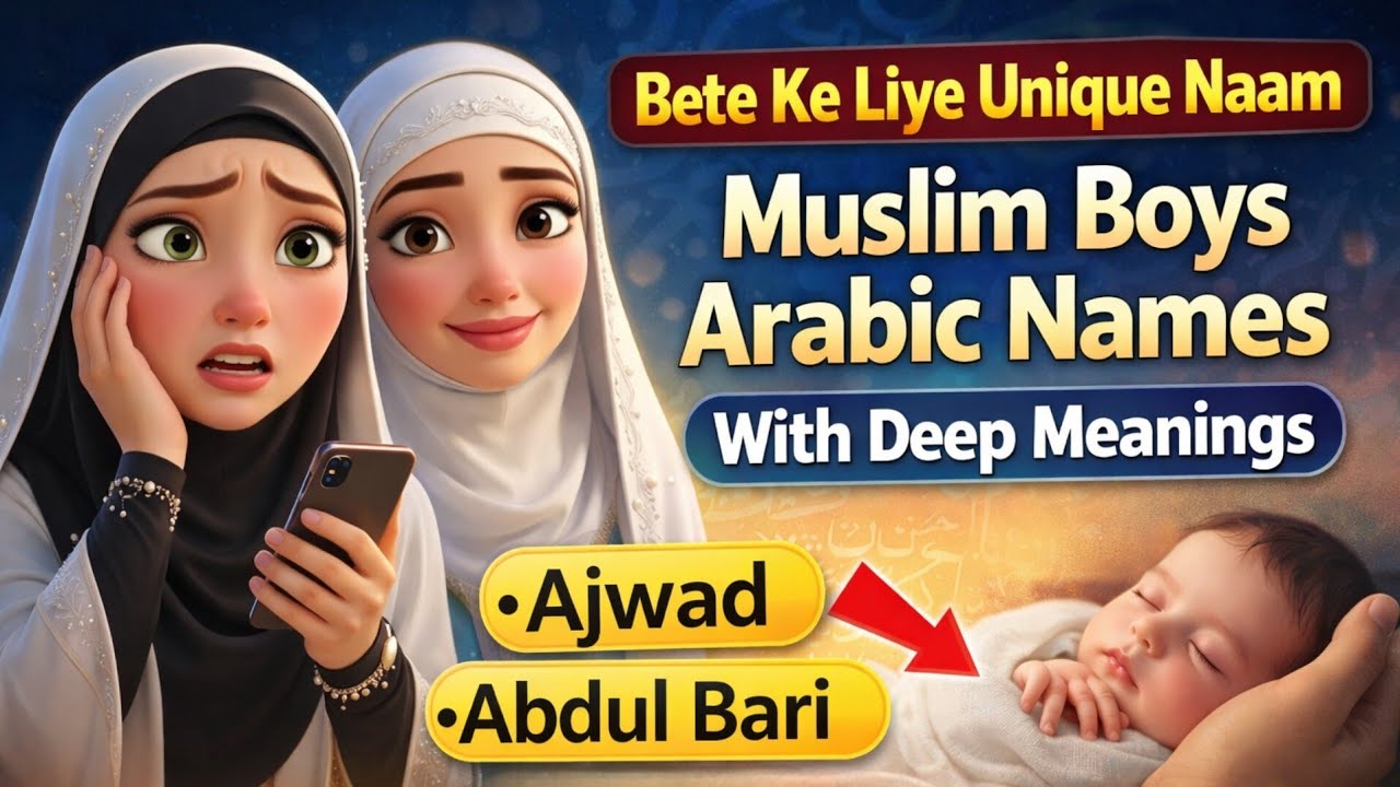 Top 20 Unique Muslim Baby Boy Names Starting with A With Meanings