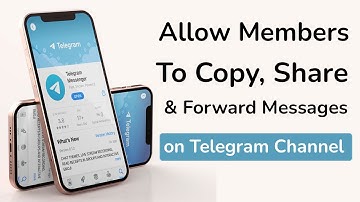 How to allow people to copy, share & forwarding messages on Telegram channel?