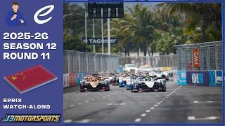🔴 ABB Formula E | 2025-26 | Season 12 | Round 11 | #SanyaEPrix Watch-Along