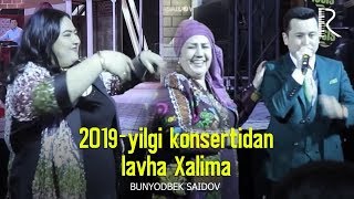 Bunyodbek Saidov - 2019-yilgi konsertidan lavha Xalima Resimi