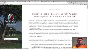 JS Web Apps - profile - backend - new route