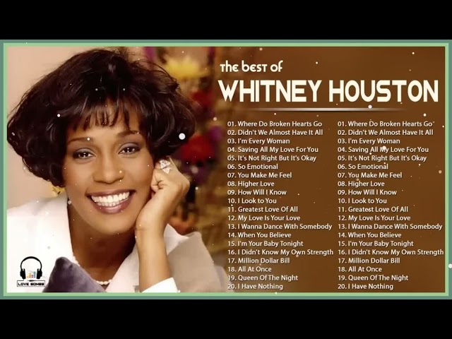 Whitney Houston Greatest Hits Full Album – Best of Whitney Houston Hits 2023 class=