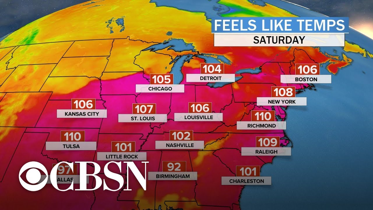 Record highs expected as heat wave hits Midwest, East Coast - YouTube