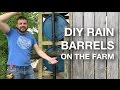 🔨  DIY Rain Barrel Build - Vertical 4 Stack 55-Gallon Drum Rainwater Harvesting System