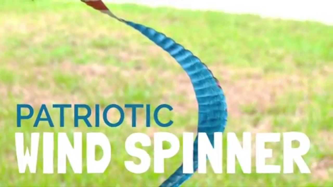 Patriotic Fourth of July Wind Spinner - YouTube