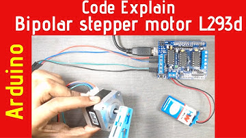 Arduino bipolar stepper motor with L293d motor shield code [CC]