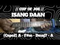 ISANG DAAN // CUP OF JOE // SIMPLE EASY INTRO TUTORIAL GUITAR CHORDS