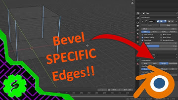 How to Use Bevel Modifier on SPECIFIC Edges!!