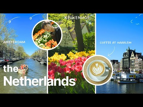 【the Netherlands Vlog🇳🇱】アムステルダムの街並み / キューケンホフ公園のチューリップ / お気に入りの街ハールレム