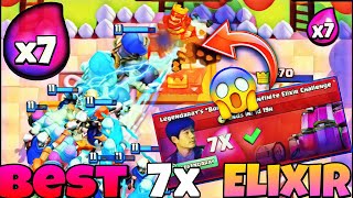 BEAT ANY DECK 7× INFINITY ELIXIR CHALLENGE in CLASH ROYALE || CLASwithSPARKY