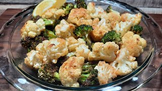 Roasted Broccoli and Cauliflower | Quick & Easy Recipe
