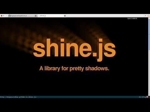 shine.js for pretty shadows