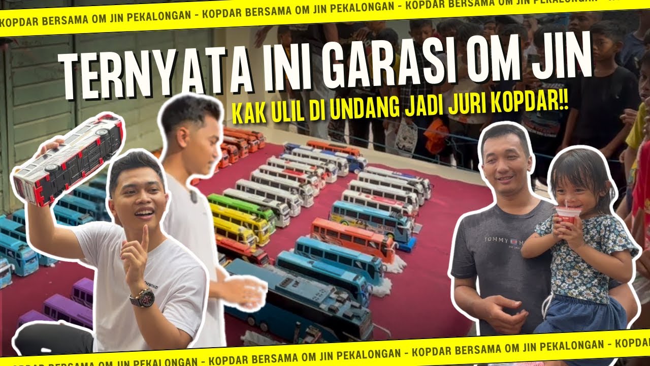 DIUNDANG JADI JURI LOMBA MINIATUR BUS DI GARASI OM JIN PEKALONGAN